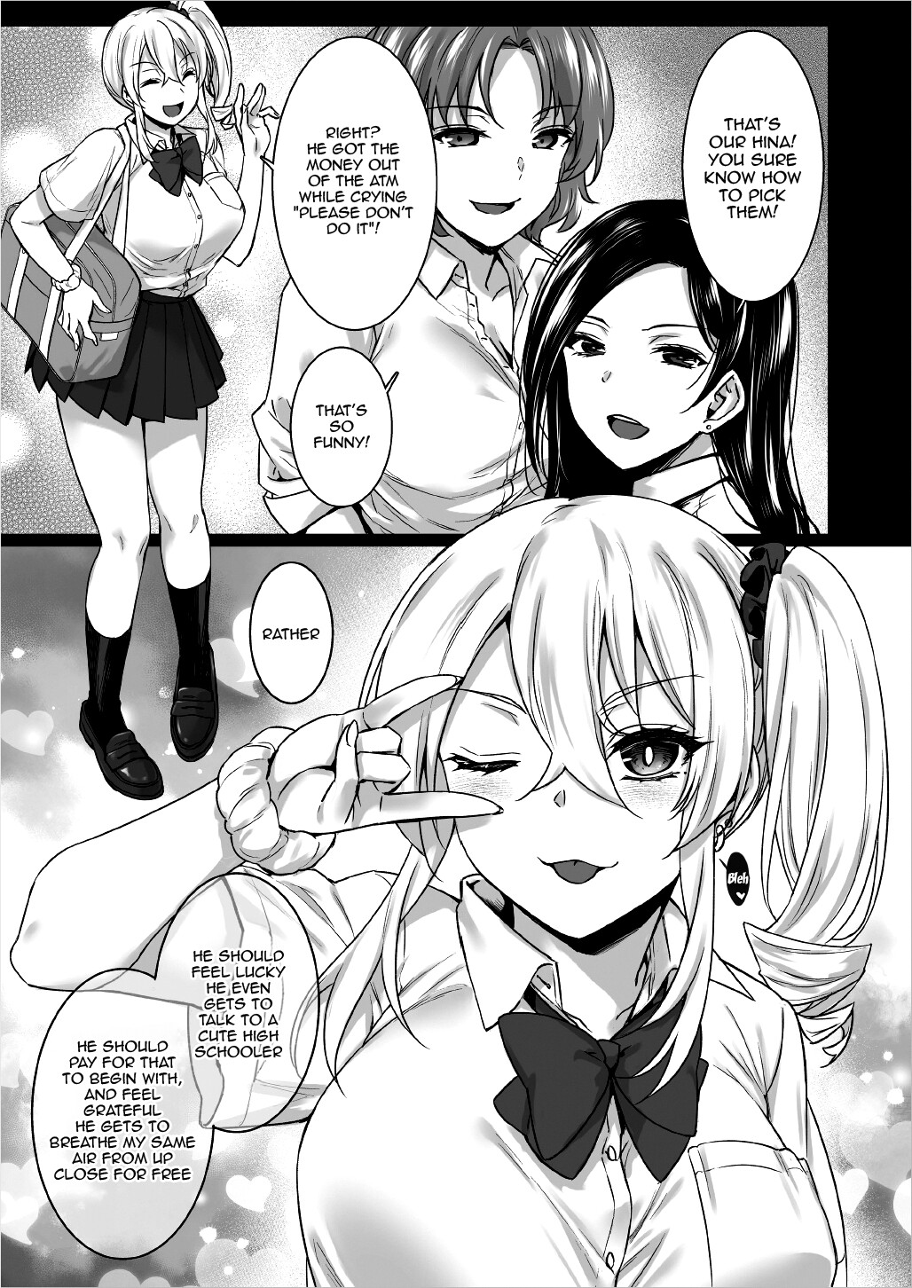 Hentai Manga Comic-Rental Breeding Old Men 4 ~Gang Banging A Gal As Punishment For Blackmailing Through Sugar Daddy Services~-Read-6